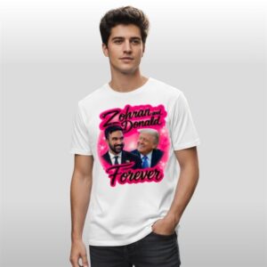 Zohran and Donald Forever Airbrush Shirt