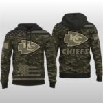 2025 Chiefs Salute to Service Camo Hoodie
