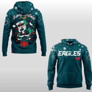 2025 Philadelphia Eagles Merry Christmas Hoodie