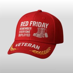 RED Fridays Remember Everyone Deployed Veteran Hat
