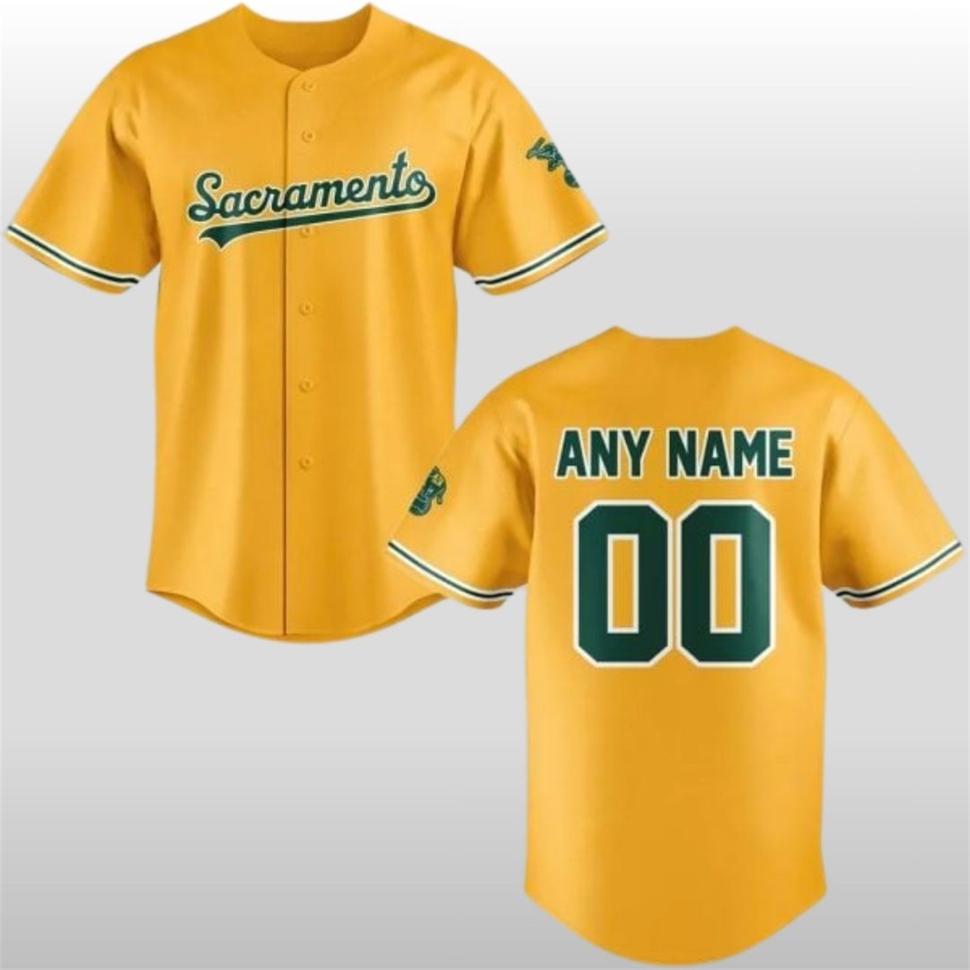 Athletics-2026-Sacramento-Gold-Baseball-Jersey Athletics 2026 Sacramento Gold Baseball Jersey