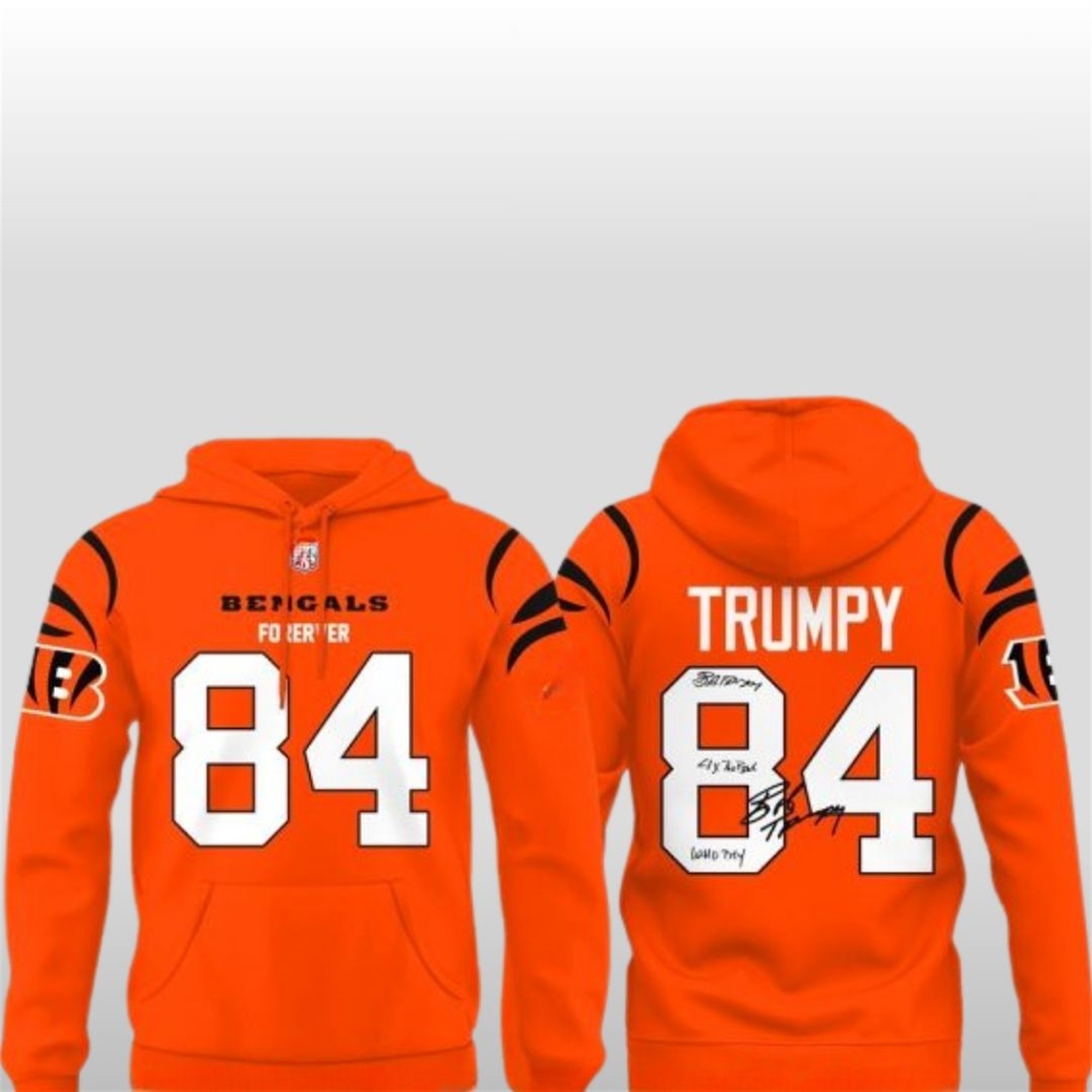 Bengals-2025-RIP-Bob-Trumpy-84-Forever-Shirt-2 Bengals 2025 R.I.P Bob Trumpy 84 Forever Shirt
