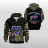 Bills Salute To Service 2025 Quarter Zip Hoodie