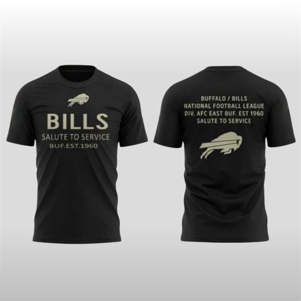 Buffalo Bills Salute To Service 2025 Shirt