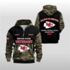 Chiefs Salute To Service 2025 Quarter Zip Hoodie