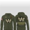 Commanders 2025 Salute to Service Camo Hoodie
