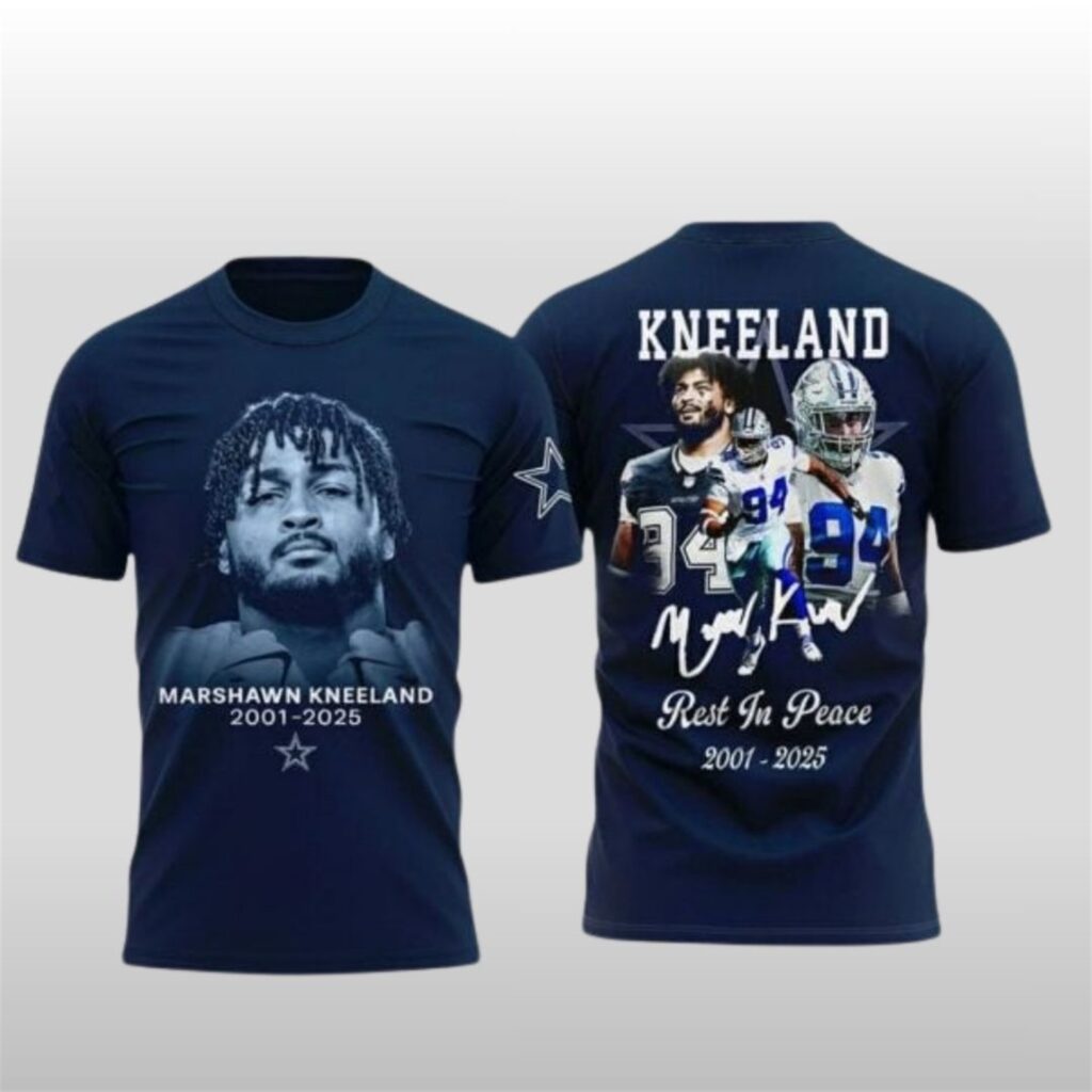 Cowboys Marshawn Kneeland 94 Rest In Peace Shirt 2 Cowboys Marshawn Kneeland 94 Rest In Peace Shirt