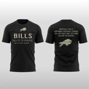 Buffalo Bills Salute To Service 2025 Shirt