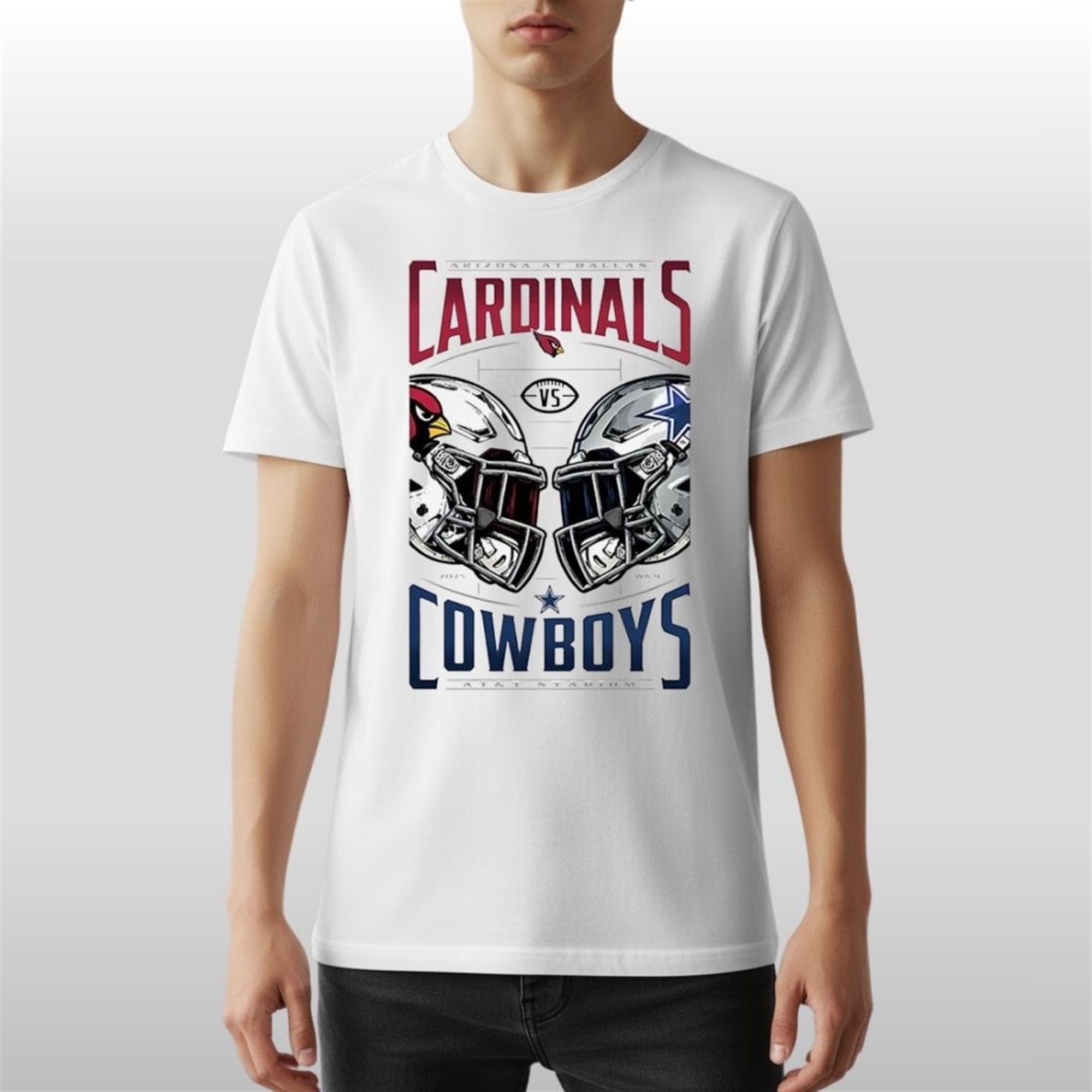 Dallas-Cowboys-vs-Arizona-Cardinals-2025-Week-9-Gameday-Shirt Dallas Cowboys vs Arizona Cardinals 2025 Week 9 Gameday Shirt