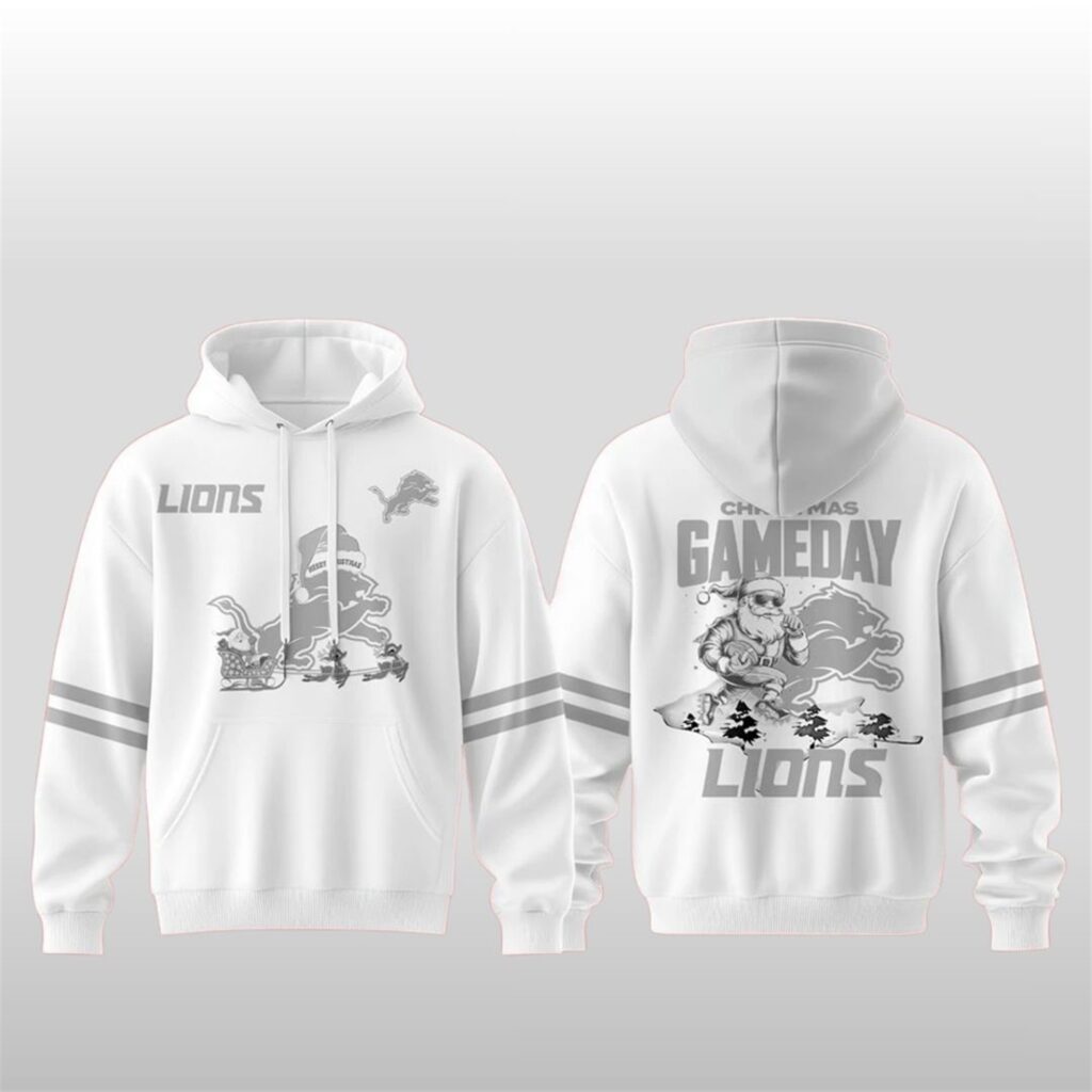 Detroit Lions Christmas Game Day 2025 Hoodie 7 Detroit Lions Christmas Game Day 2025 Hoodie