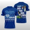 Dodgers 2025 4Th Straight NL West Division Champions Shirt