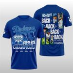 Dodgers 2025 4Th Straight NL West Division Champions Shirt