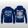 Dodgers 2025 World Series Back To Back Champions Signatures Hoodie