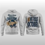 Dodgers 2025 World Series Champions We Rule October Hoodie