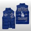 Dodgers Back To Back World Series 2024 2025 Champions Puffer Vest