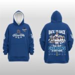 Dodgers Back To Back World Series Champions 2025 Blanket Hoodie