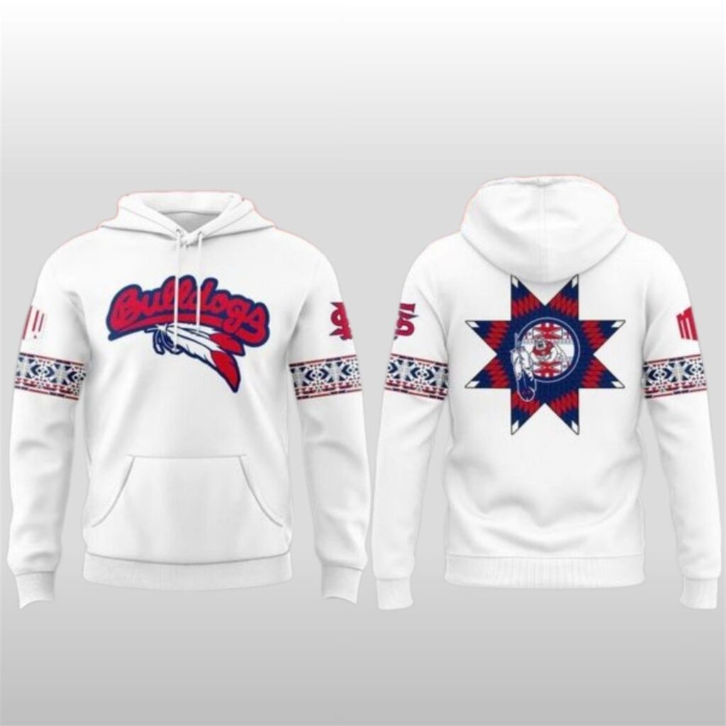 Fresno State Bulldogs 2025 Native American Heritage Bulldog Born Hoodie