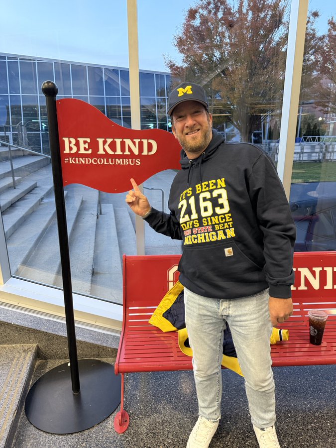 Show Michigan pride with the Dave Portnoy It Been 2163 Day Since Ohio State Beat Michigan Hoodie, celebrating the dominant win streak since November 30, 2019.