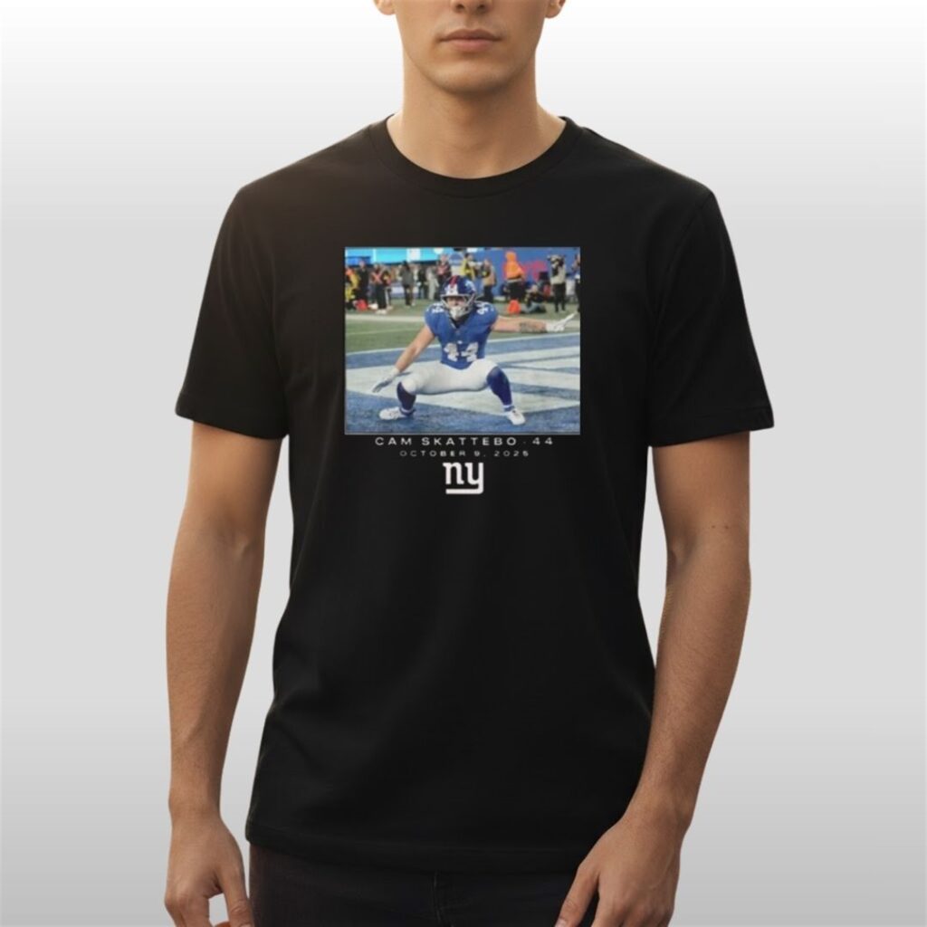 Giants John Michael Schmitz Cam Skattebo 44 shirt