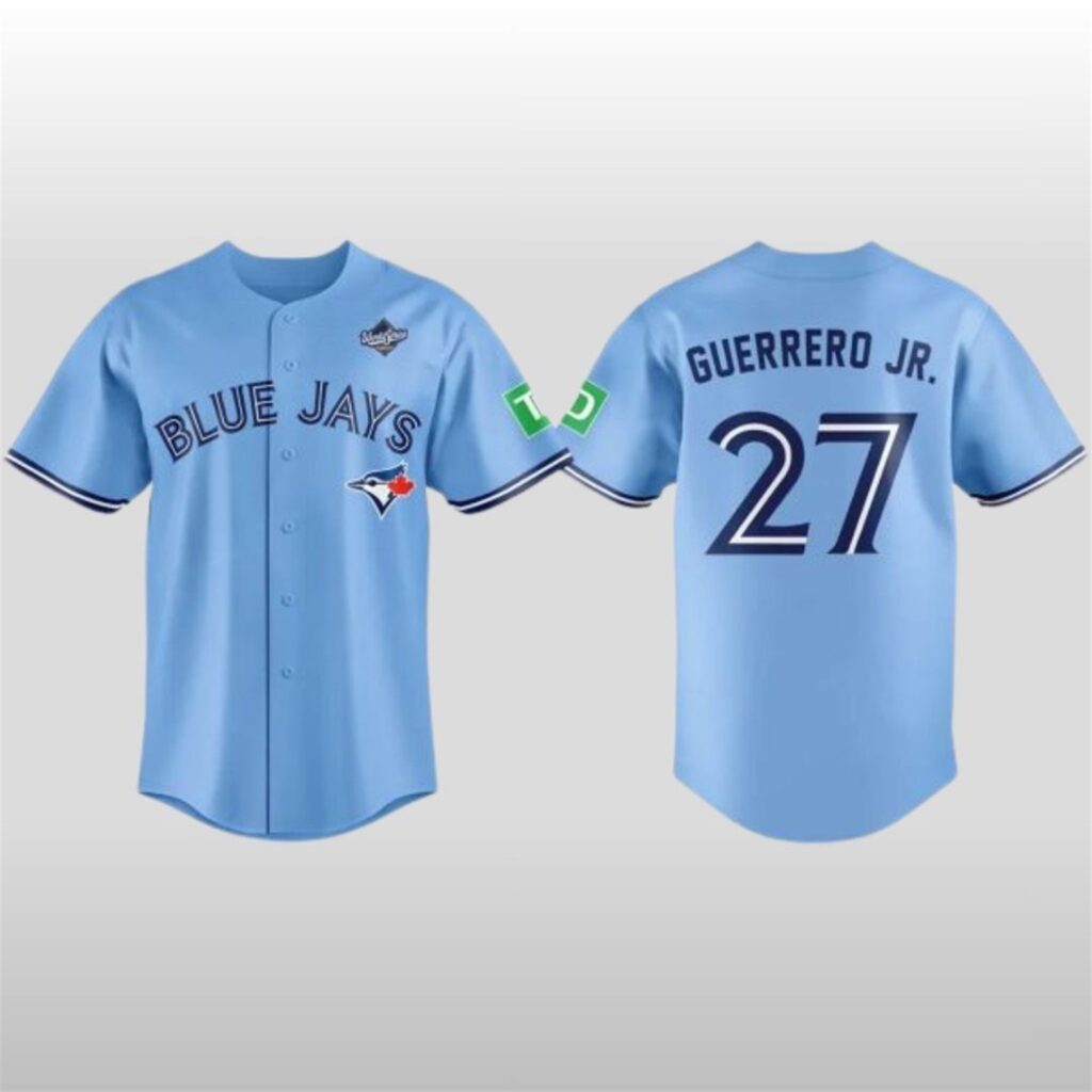 Guerrero Jr Blue Jays 2025 World Series Baseball Jersey