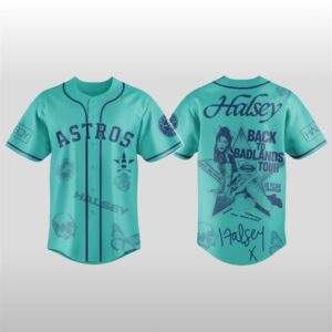 Astros Halsey Back to Badlands Tour 2025 Jersey
