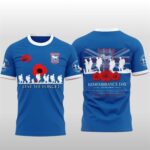 Ipswich Town FC 2025 Remembrance Day Lest We Forget Shirt