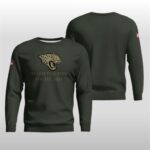Jacksonville Jaguars Forest Green 2025 Salute to Service Sweatshirt