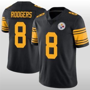 2025 Steelers Aaron Rodgers Week 9 Football Jersey
