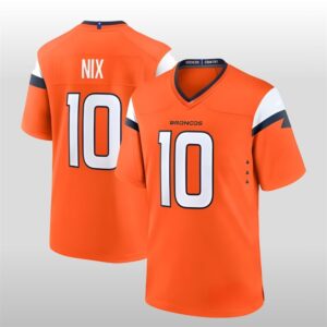 2025 Denver Broncos Bo Nix 10 Jersey