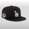 LA Dodgers 2025 World Series Champions Black White Hat