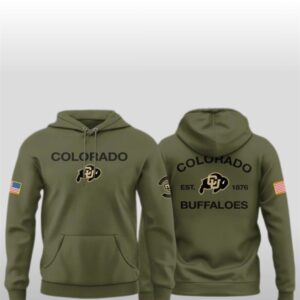 Colorado Buffaloes Military Appreciation 2025 Hoodie