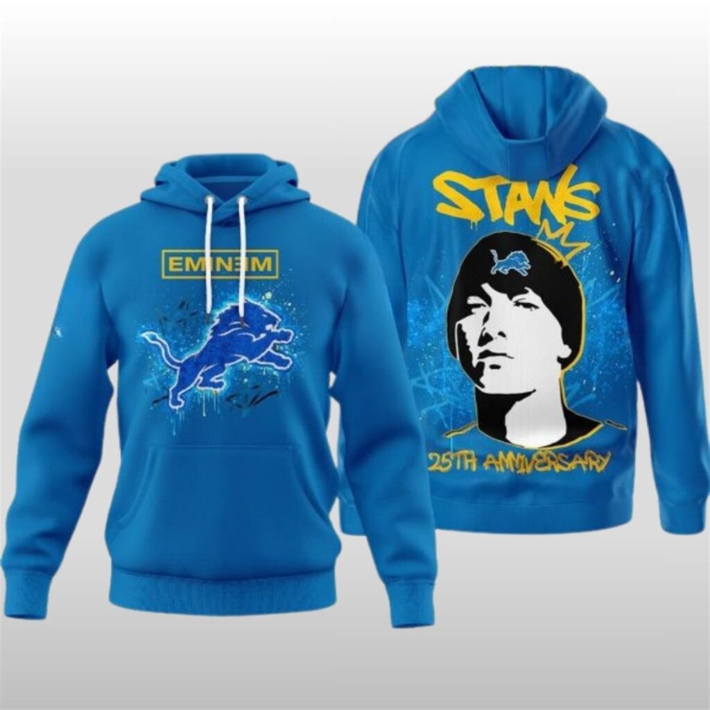 Lions Eminem Stan 25th Anniversary 2025 Hoodie 2 Lions Eminem Stan 25th Anniversary 2025