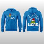 2025 Lions How Grnch Stole Merry Grnchmas Hoodie