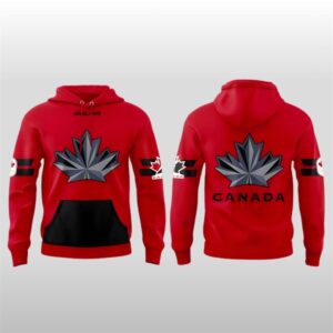 Hockey Canada New Uniforms for 2026 Winter Olympics Cancer Hoodie