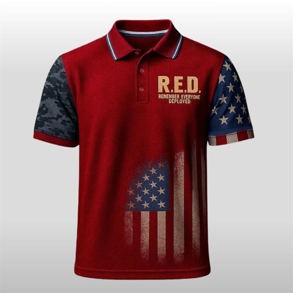 Men's Red Friday Veteran Polo shirt