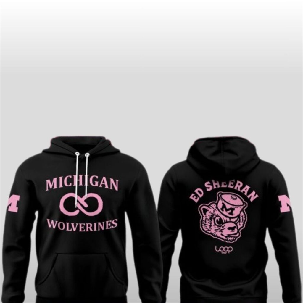 Michigan Wolverines x Ed Sheeran Loop Tour 2026 Hoodie