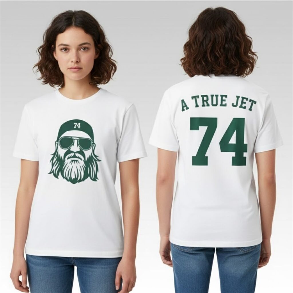 2025 New York Jets Nick Mangold A True Jet 74 Shirt