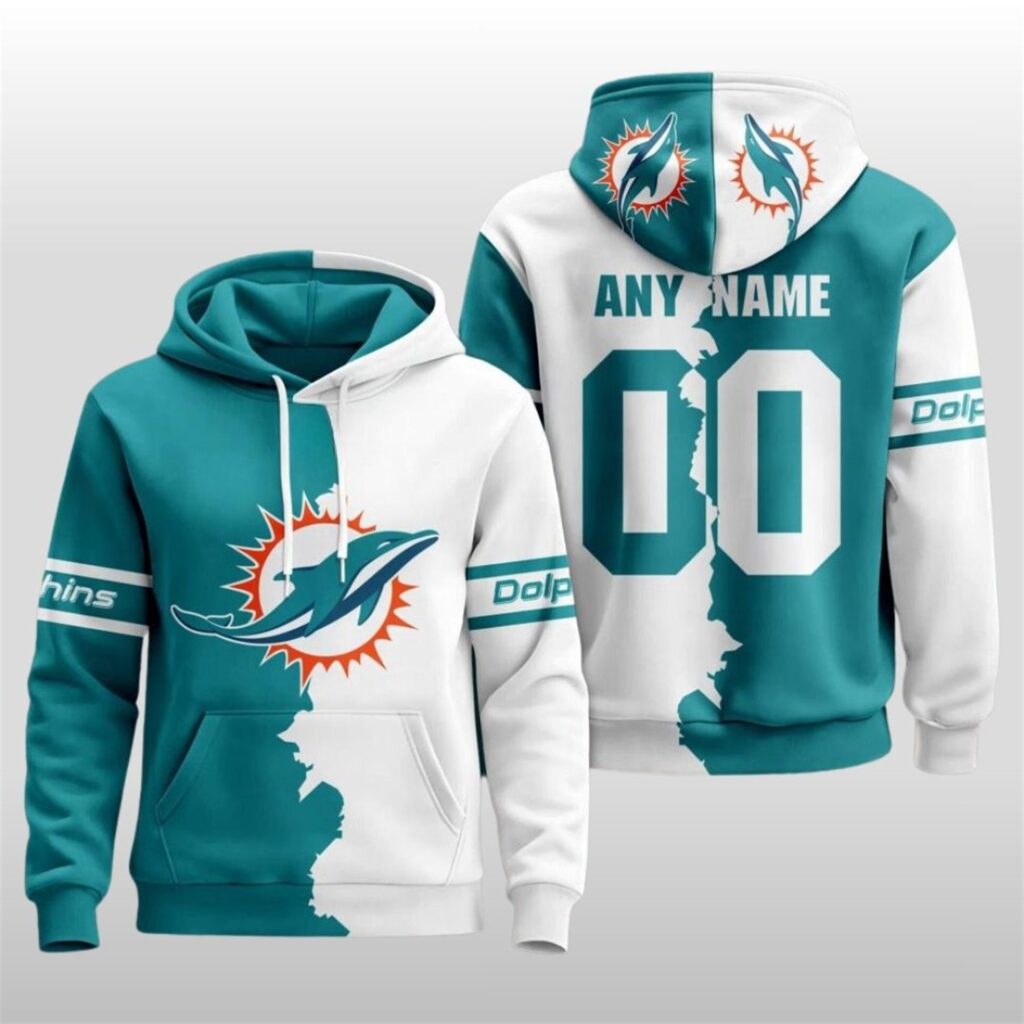Miami Dolphins 2025 Victory Split Hoodie