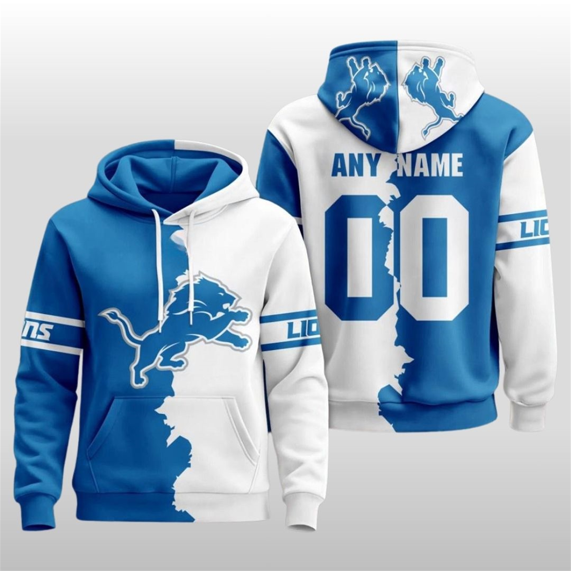 Detroit Lions 2025 Victory Split Hoodie Detroit Lions 2025 Victory Split Hoodie