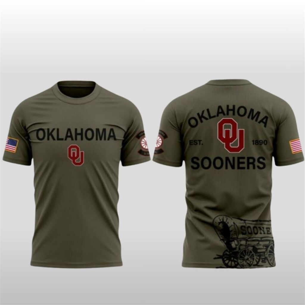 Oklahoma Sooners Military Appreciation 2025 Shirt