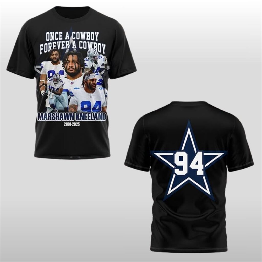 Once A Cowboy Forever A Cowboy Marshawn Kneeland Shirt