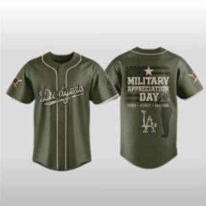 2025 LA Dodgers Military Appreciation Day Jersey