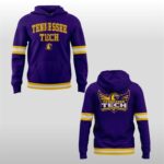 Purple Tennessee Tech Football Wings Up Hoodie
