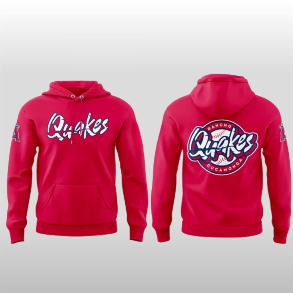 Rancho Cucamonga Quakes 2025 Hoodie 6 Rancho Cucamonga Quakes 2025 Hoodie