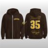 San Diego Padres Randy Jones Tribute 1950-2025 Legend Zip Hoodie