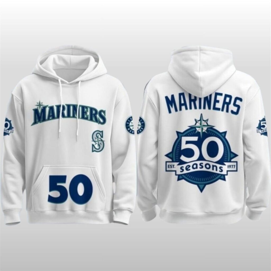 Seattle Mariners Celebrating 50 Seasons Weekend 2026 Hoodie