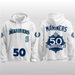 Seattle Mariners Celebrating 50 Seasons Weekend 2026 Hoodie