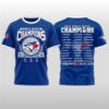 Toronto Blue Jays 1992 1993 2025 World Series Champions Shirt