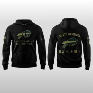 Bills Veterans Salute To Service 2025 Hoodie
