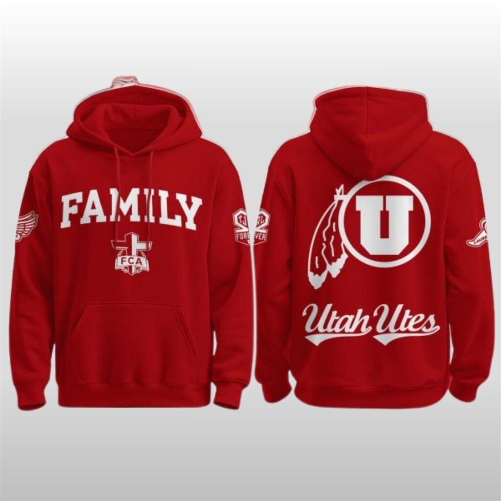 Utah Utes Family 2025 Let’s Go Utes Hoodie